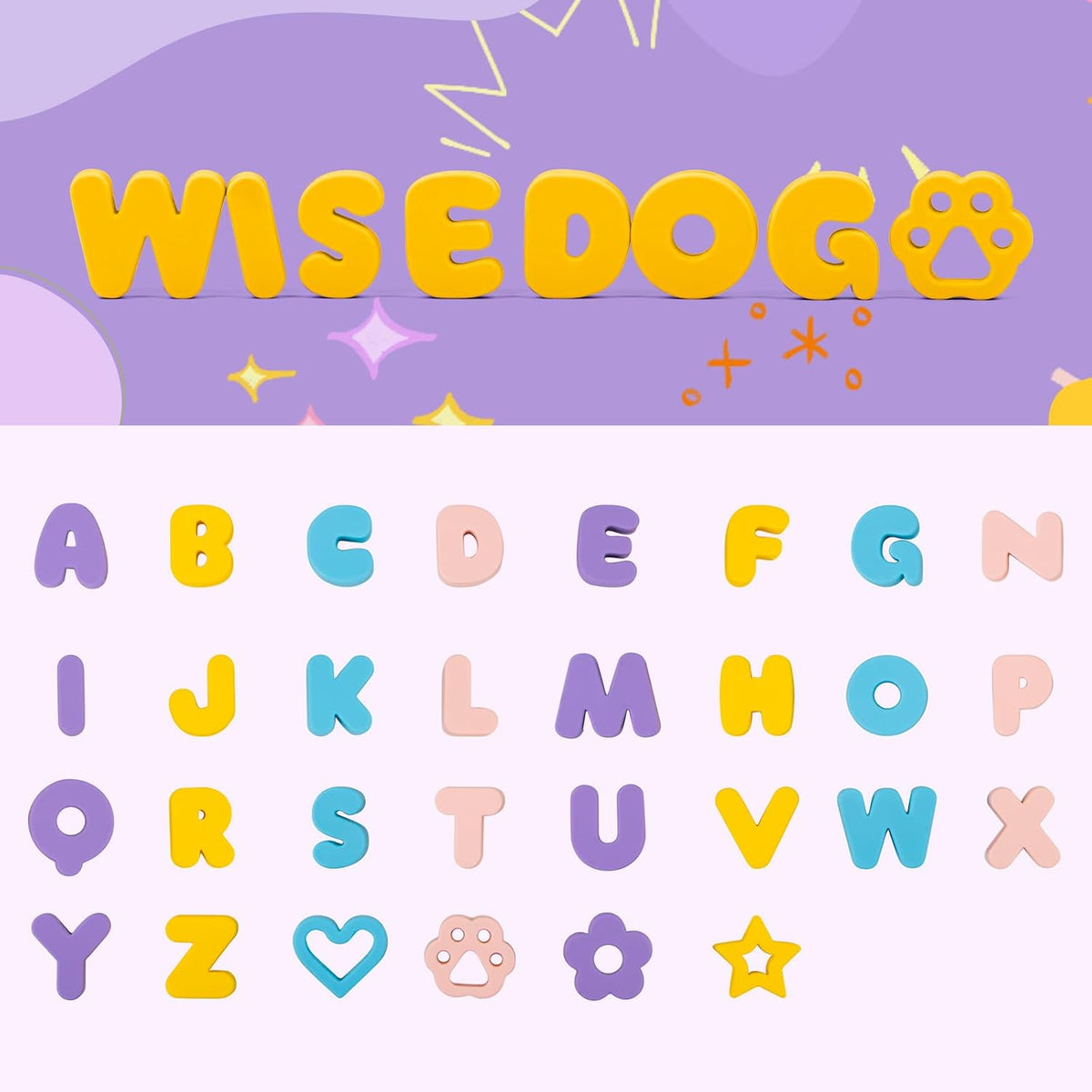 Wisedog custom dog name charms nineteen millimeter slide on pet collar tags