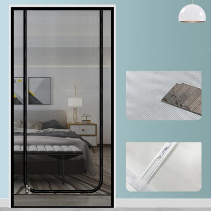 Side view of pet proof screen door closure