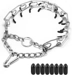 Prong Collars for Dogs, No Pull Dog Collar, Dog Training Collar for Large Medium Small Dogs, Stainless Steel Adjustable with Comfort Rubber Tips (Large, 4.0mm, 23.6-Inch) - Image 11