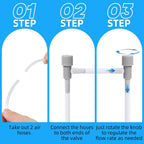 AQUANEAT plastic air regulator connectors for airline tubing