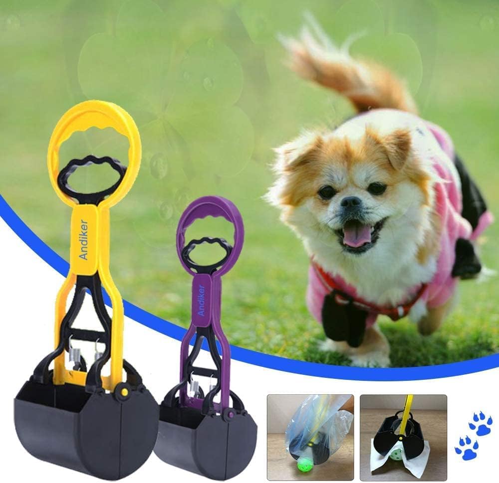 Andiker dog jaw scoop short handle ergonomic grip details