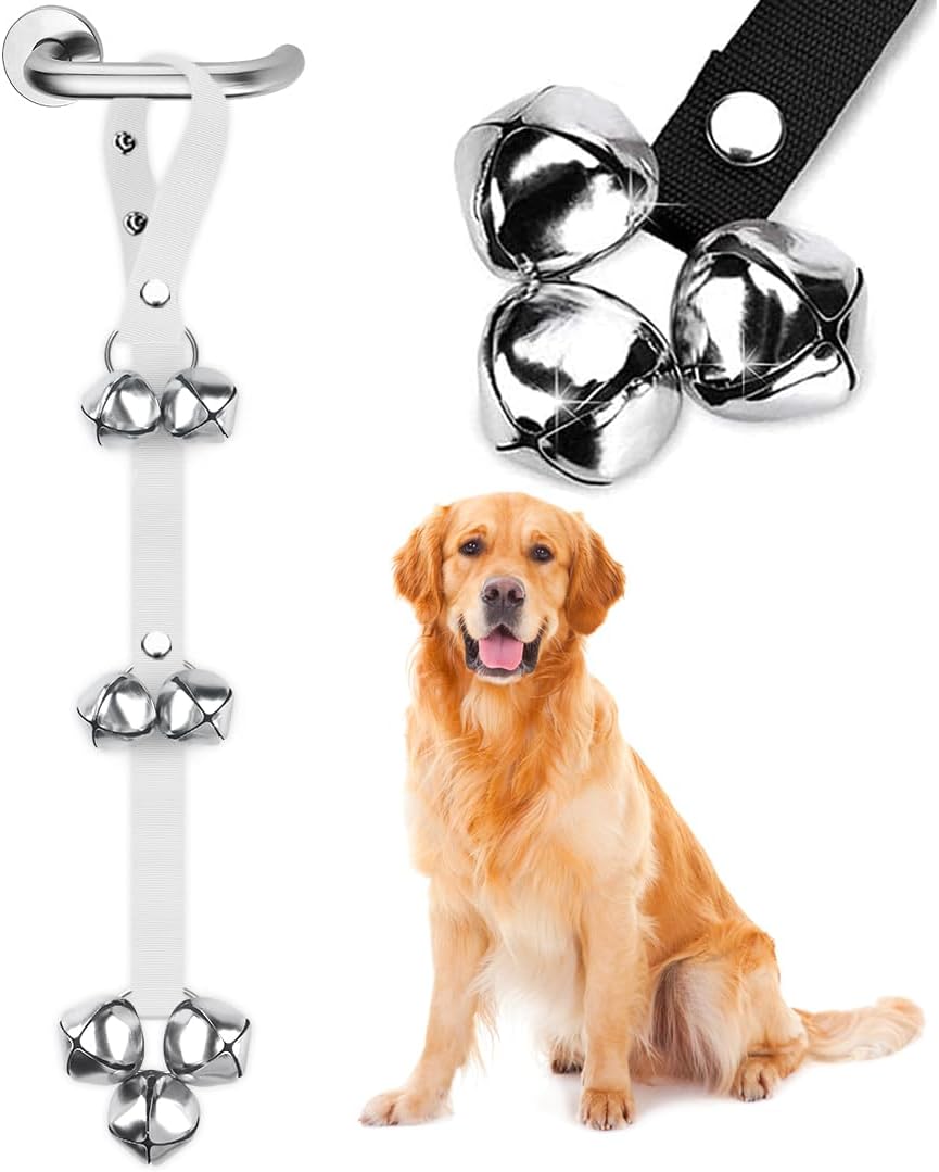 BLUETREE Dog Doorbells Premium Quality Training Potty Great Dog Bells Adjustable Door Bell Dog Bells for Potty Training Your Puppy The Easy Way - 7 Extra Large Loud 1.4 DoorBells - Image 9