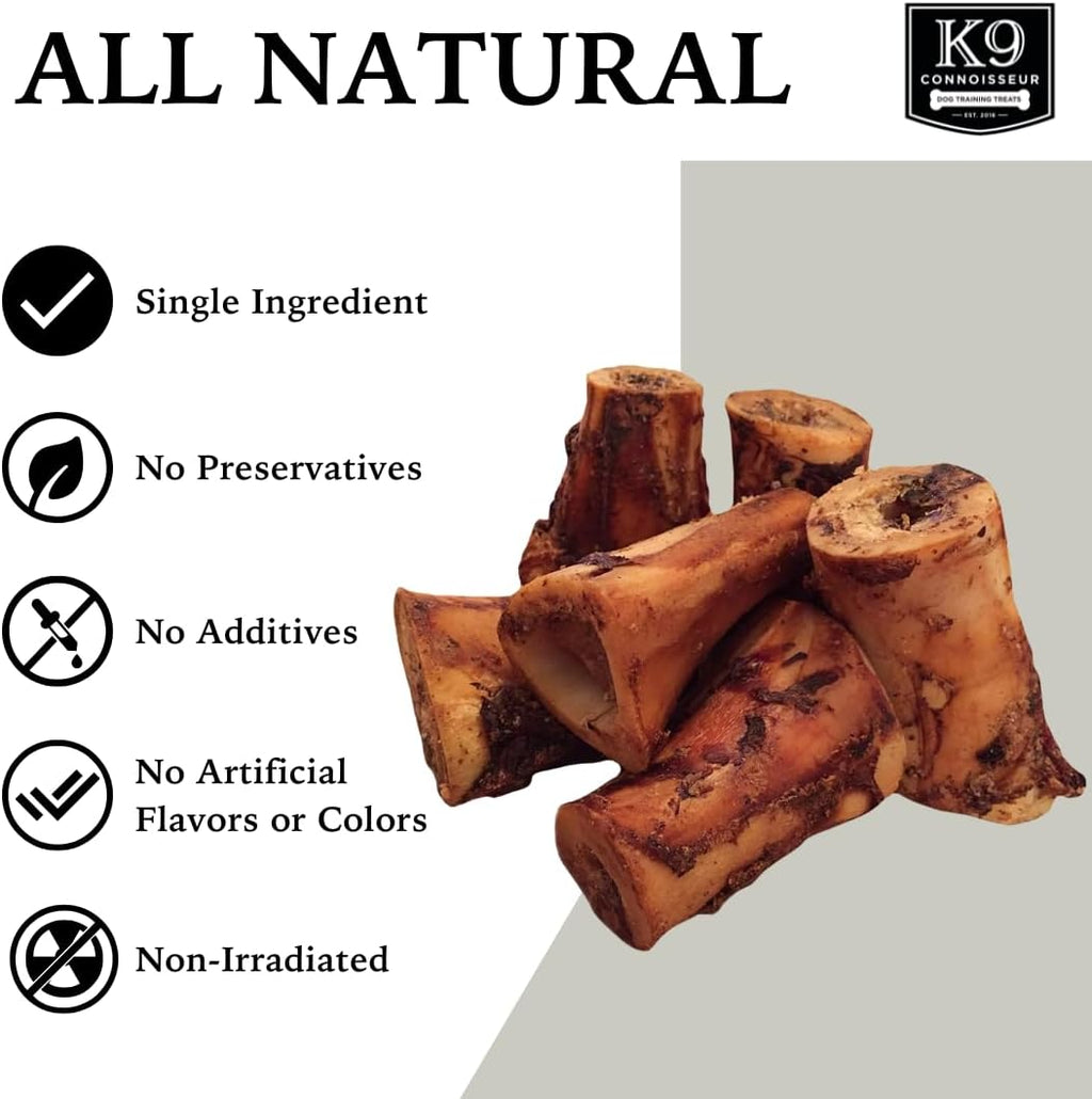 Close up view of the single ingredient hickory smoked natural beef dynamo bone texture.