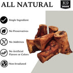 Close up view of the single ingredient hickory smoked natural beef dynamo bone texture.