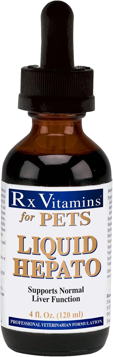 Authentic Rx Vitamins Liquid Hepato liver tonic for senior dogs