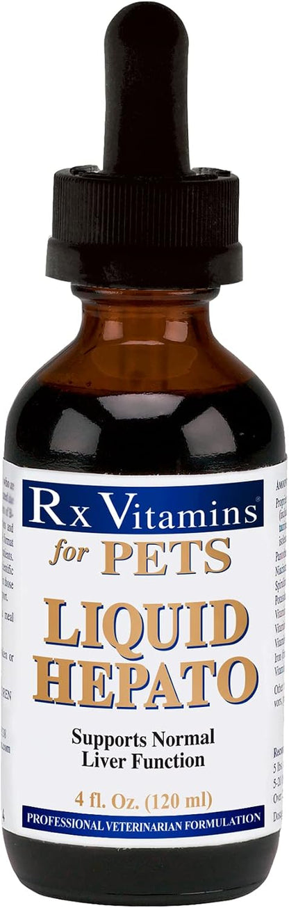 Authentic Rx Vitamins Liquid Hepato liver tonic for senior dogs