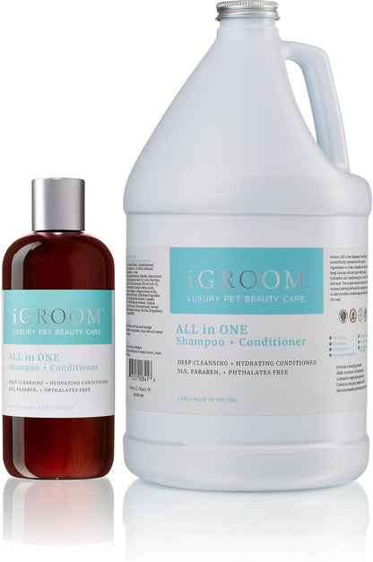 iGroom All-in-One Dog Shampoo + Conditioner, Luxury Pet Beauty Care, Deep Clean All Coat Types, Hydrate and Condition Coat, Made in the USA, Gallon - Image 9
