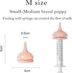 Doggiema small size two hundred fifty milliliter puppy feeder overhead view