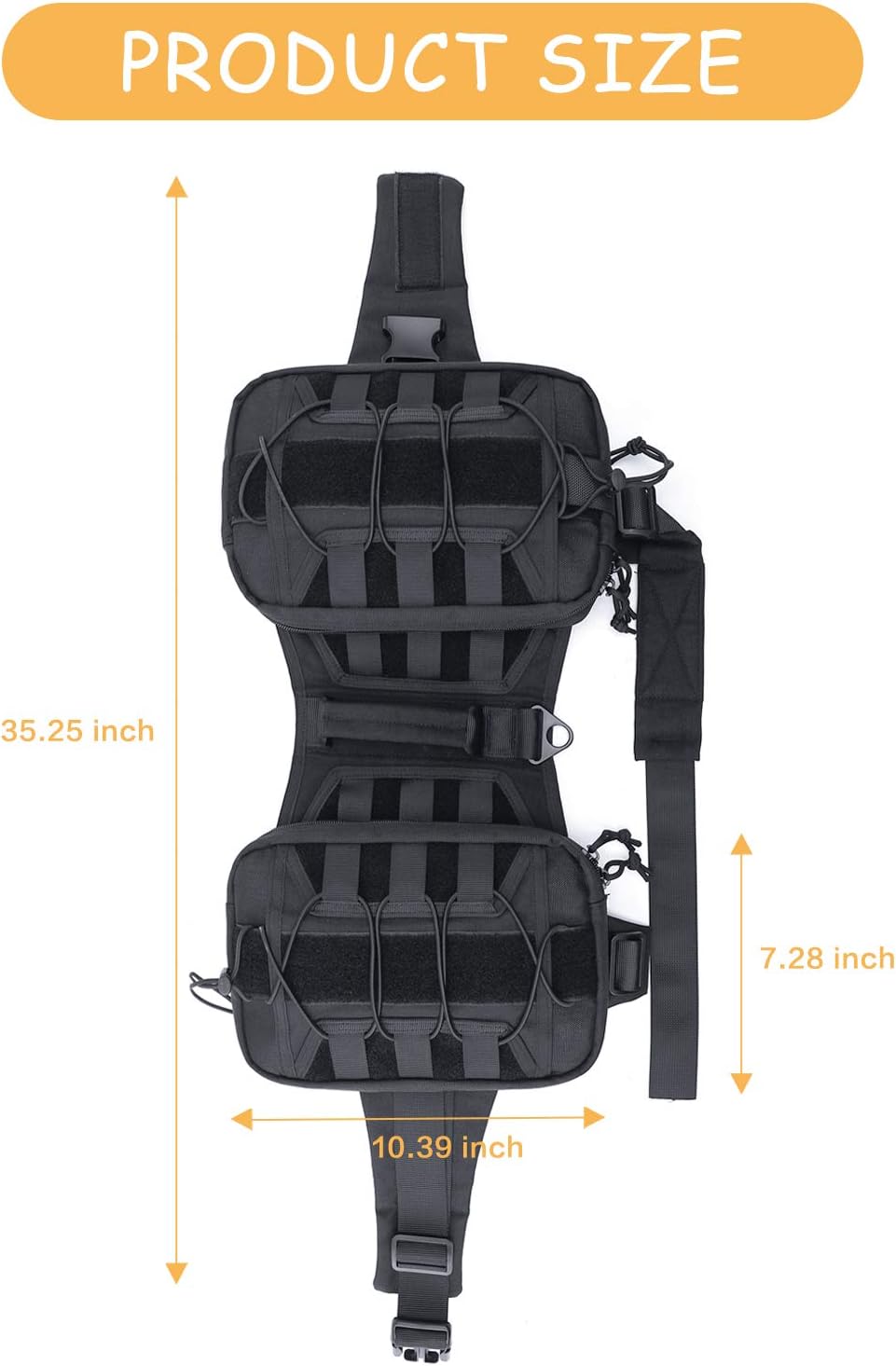 Top perspective of the Petmolico travel rucksack highlighting the padded rescue handle and aluminum leash V-ring.