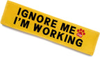 Nervous Please Give Me Space Leash Sleeve, Funny Yellow Dog Leash Wrap Alert Hanging ID Patch Tag, Do Not Pet Patch, Pet Birthday Gifts for Dog Lovers Owners - Image 10