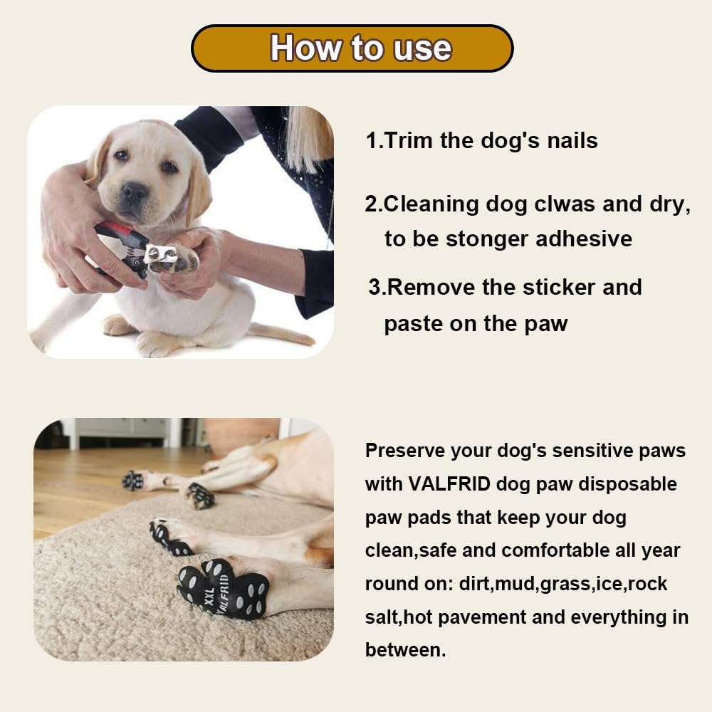 Valfrid disposable traction pads for large dogs