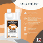 Thornell Dog Odor-Off Carpet Concentrate bottle angled shot showing veterinary strength details.