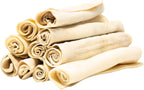 Hotspot Pets premium rawhide bones highlighting hormone free and low fat product features.