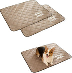 Neuqiho 2-pack waterproof dog crate pad front view