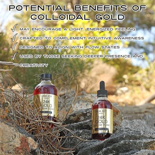 I Am Joy Co. Liquid Colloidal Gold full container showcase