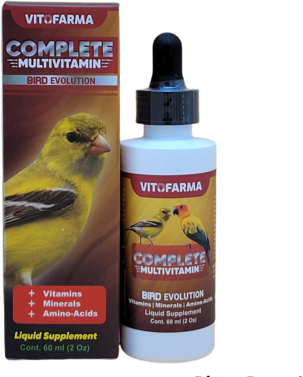 Vitofarma 2.0 Ounce high-potency bird vitamin product packaging