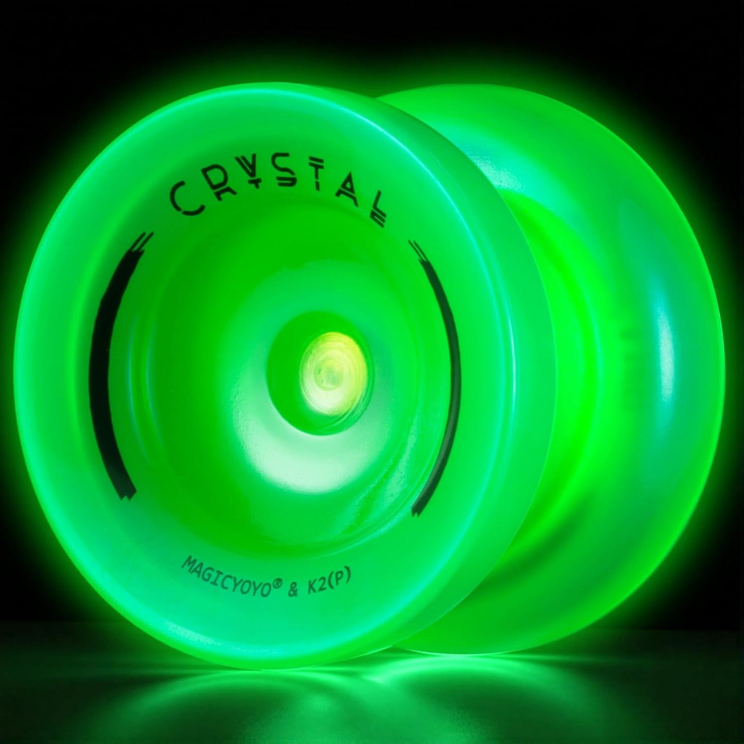 Magicyoyo K2 Glow in the Dark responsive yoyo front view