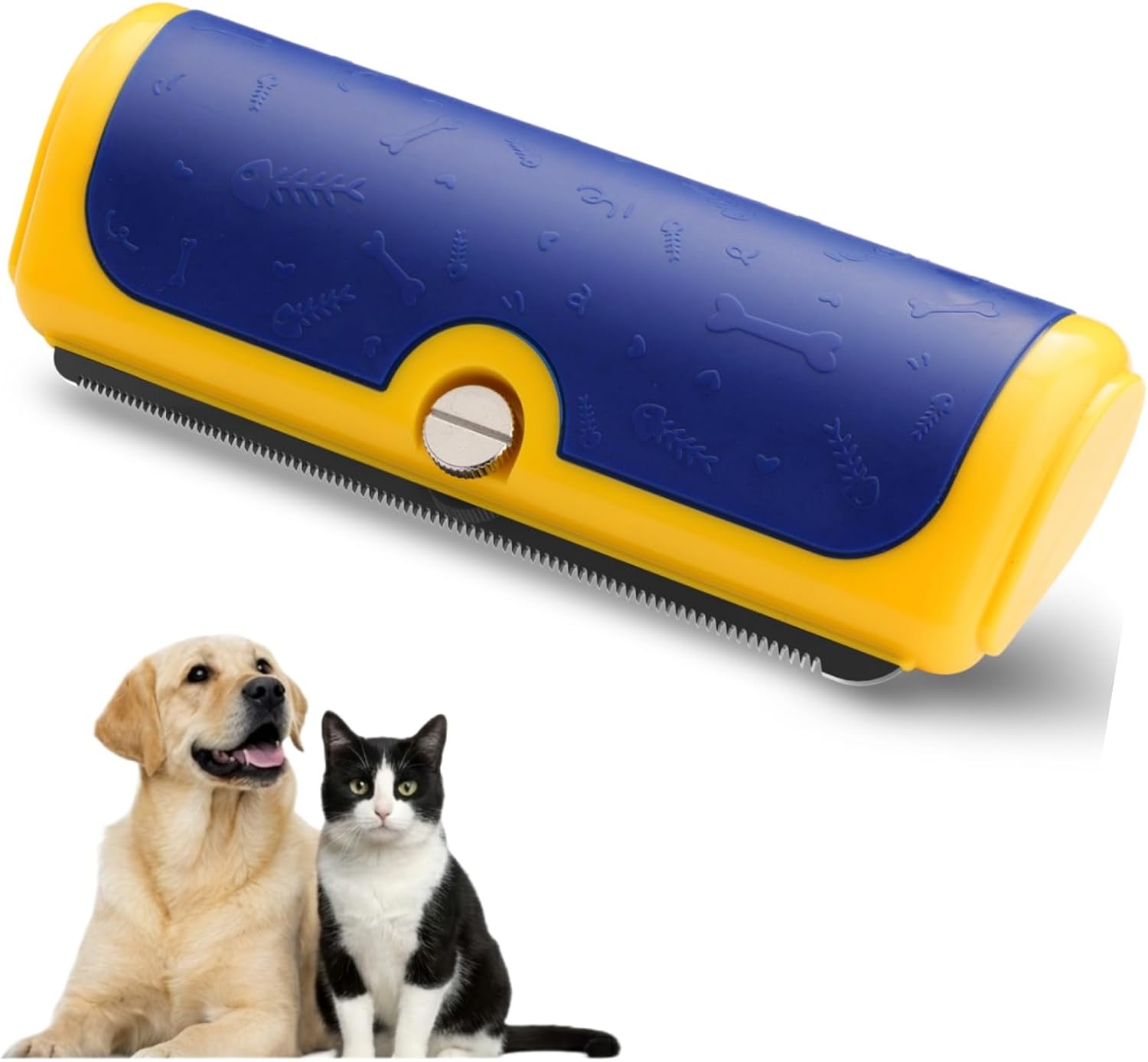 Smobusi premium deshedding tool showing durability of the stainless steel teeth assembly