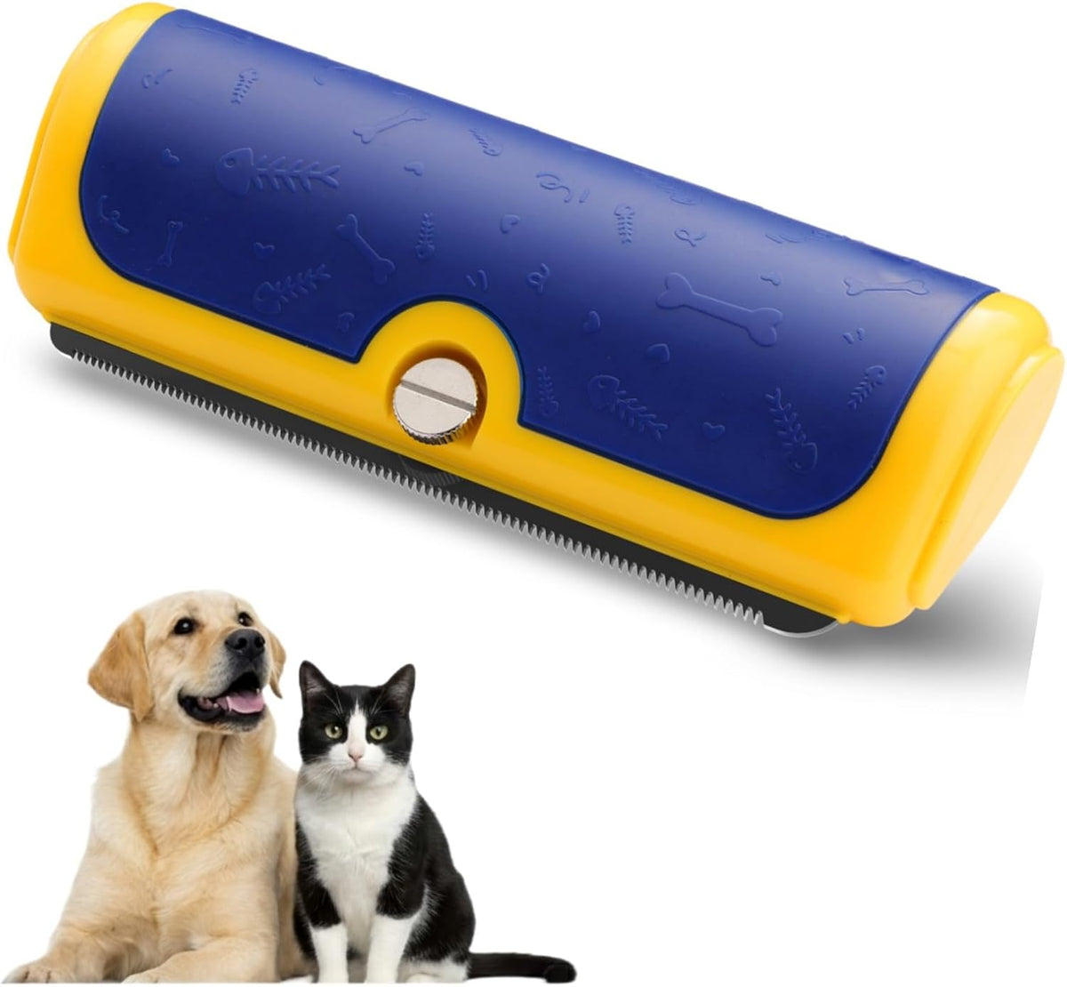 Smobusi premium deshedding tool showing durability of the stainless steel teeth assembly