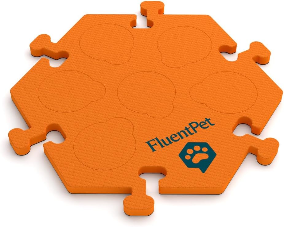 FluentPet HexTile - Red | Accessory Dog and Cat Button Learning Kits | Can Hold Up to 6 Buttons | Soft, Durable, and Non-Slip | Gift for Pet Lovers | Comes in 12 Colors - Image 12