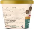 NaturVet feline omega 3 and omega 6 skin supplement chews nutrition label