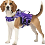 Dog Harness for Large Dogs Heavy Duty, Tactical No Pull Dog Harness with Molle System, Easy On and Off Service Dog Vest, Breathable Padded, Adjustable Reflective Pet Vest for Walking Hiking Training - Image 12