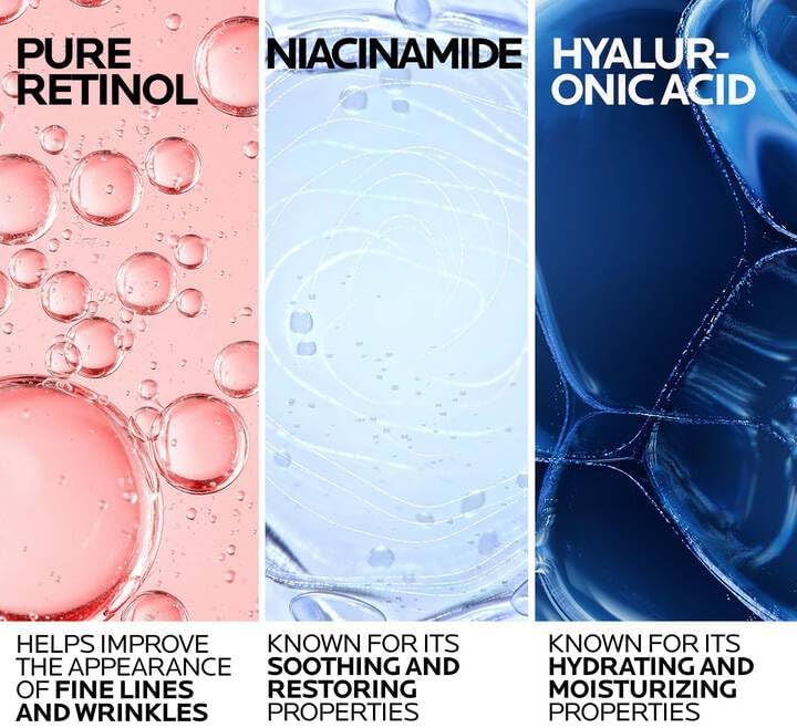 Anti-aging face serum with vitamin B3 for skin resurfacing