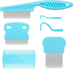 Cat & Dog Grooming Set - Fine Tooth Comb For Grooming And Removing Dandruff Flakes Remove Float Hair Tear Marks (pink) - Image 10