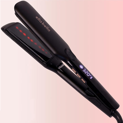 Ella Bella Titanium Flat Iron Hair Straightener front view