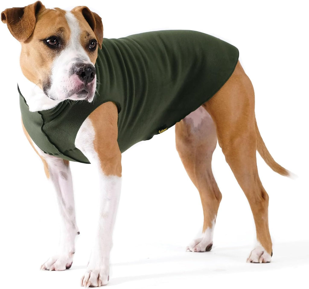 Goldpaw Stretch Fleece Dog Sweater - with Spandex for 4-Way Stretch - Soft, Comfortable Dog Coat - Machine Washable - Made in the USA - Marine Blue - Size 24 - Image 14