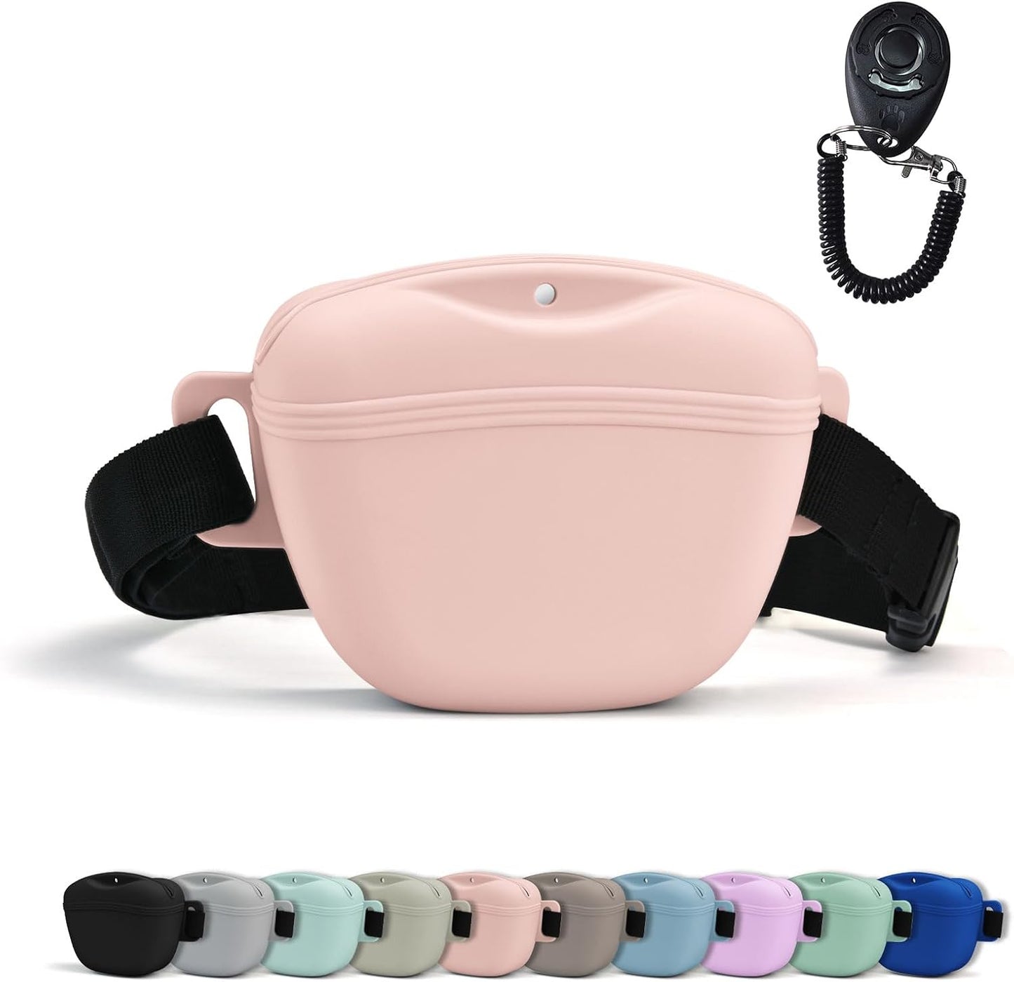 AUDWUD Magnetic Silicone Dog Treat Pouch with Adjustable Waist Belt Dog Training Bag for Small Medium Large Dogs Hands Free, Easy to Clean And Dishwasher Safe - Image 13