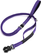 TINMARDA Heavy Duty Dog Leash with 2 Padded Handles & Advanced Easy Metal Clip, 4-6FT Shock Absorbing No Pull Dog Leashes for Medium Large Dogs that Pull (Army Green) - Image 9
