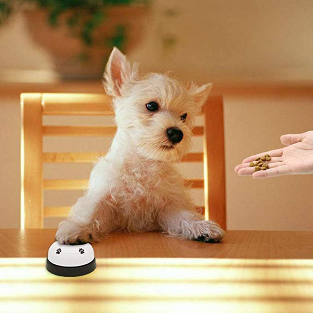 Side view of Petyoung interactive pet call bell