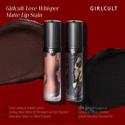 GIRLCULT Matte Lip Stain â€“ Lightweight Velvet Lip Tint, Long Lasting Liquid Lipstick, Transfer Resistant, Non-Drying & Smudge Proof Formula (M60) - Image 6