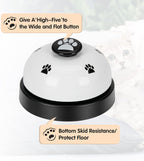 Rust proof and wear resistant metal dog bell for indoor communication