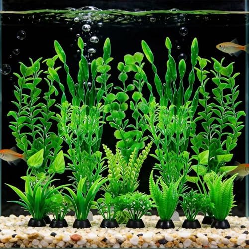 Laxmi Vishnu Enterprises eighteen piece artificial seaweed decorations with weighted bases.