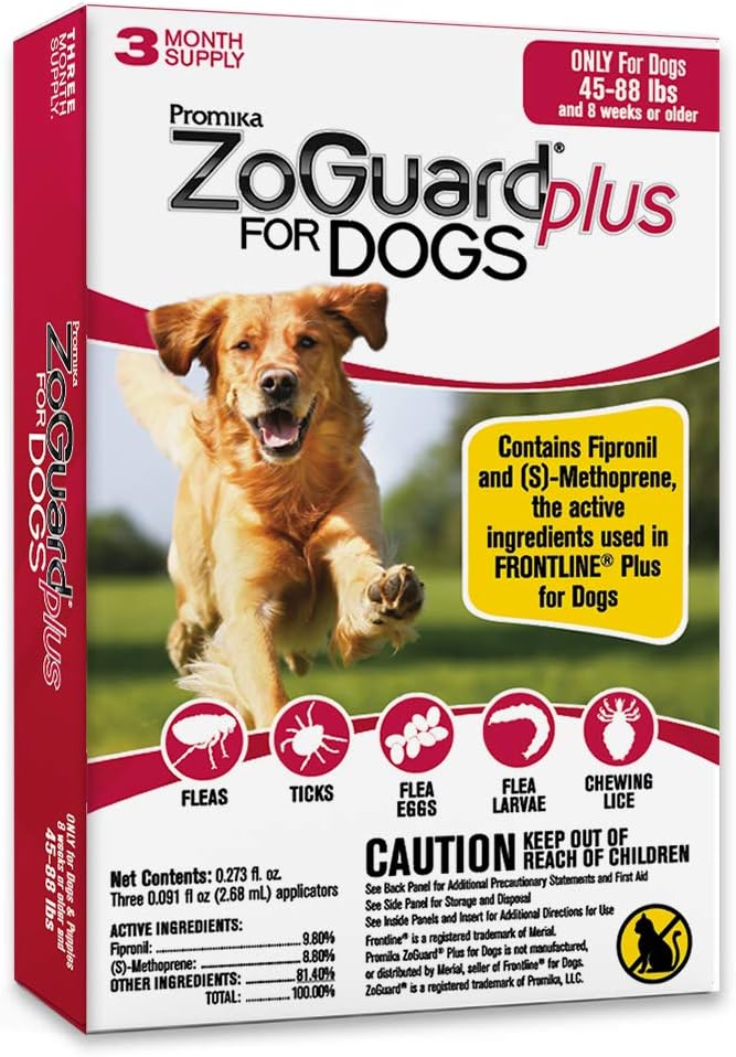 ZoGuard Plus topical pest treatment six applicator pack contents