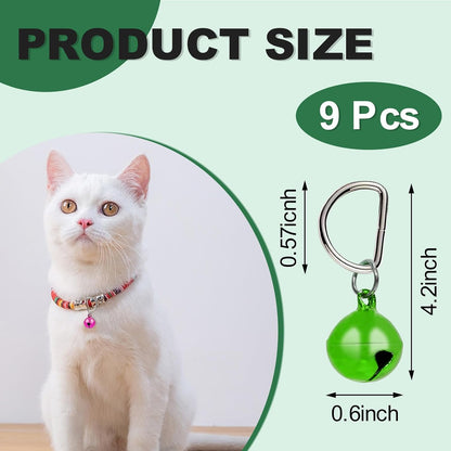 Aphrordity small bell for dog collar with safe smooth burr free edges
