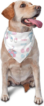 He Or She What Will It Be? Gender Reveal/Baby Announcement Dog Bandana,Pet Neckerchief for Pets Daily Wear Photo Prop Party Supplies (Blue) - Image 14