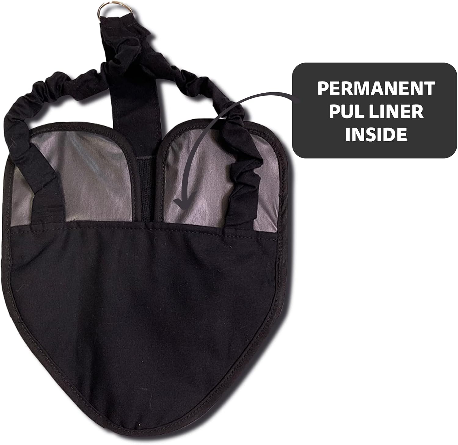 Hen Holster Premium Starter Kit - Bird Diaper, Wrap Around for Hens, Roosters, Ducks - Leak-Proof, Comfortable Bird Harness with Sewn-in Liner, Secure Hook & Loop Closure - Large, Black - Image 9