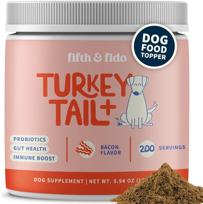 Fifth & Fido Turkey Tail Mushroom for Dogs - Lipoma Treatment for Dogs - Mushroom Supplement with Immune Support for Lipoma, Lumps & Bumps - Premium Pet Vitamins and Supplements Made in USA, 100 Serv. - Image 11