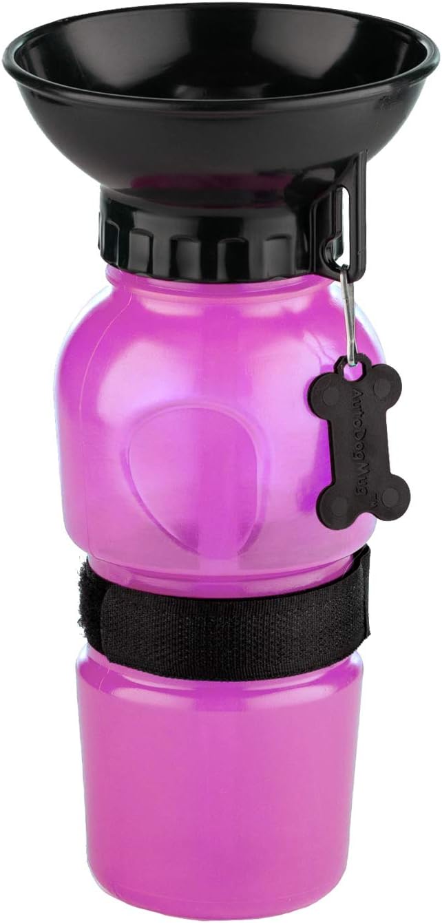 Highwave dog water dispenser showing integrated drinking bowl