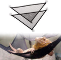 Mytagos bearded dragon hammock front view showing mesh material