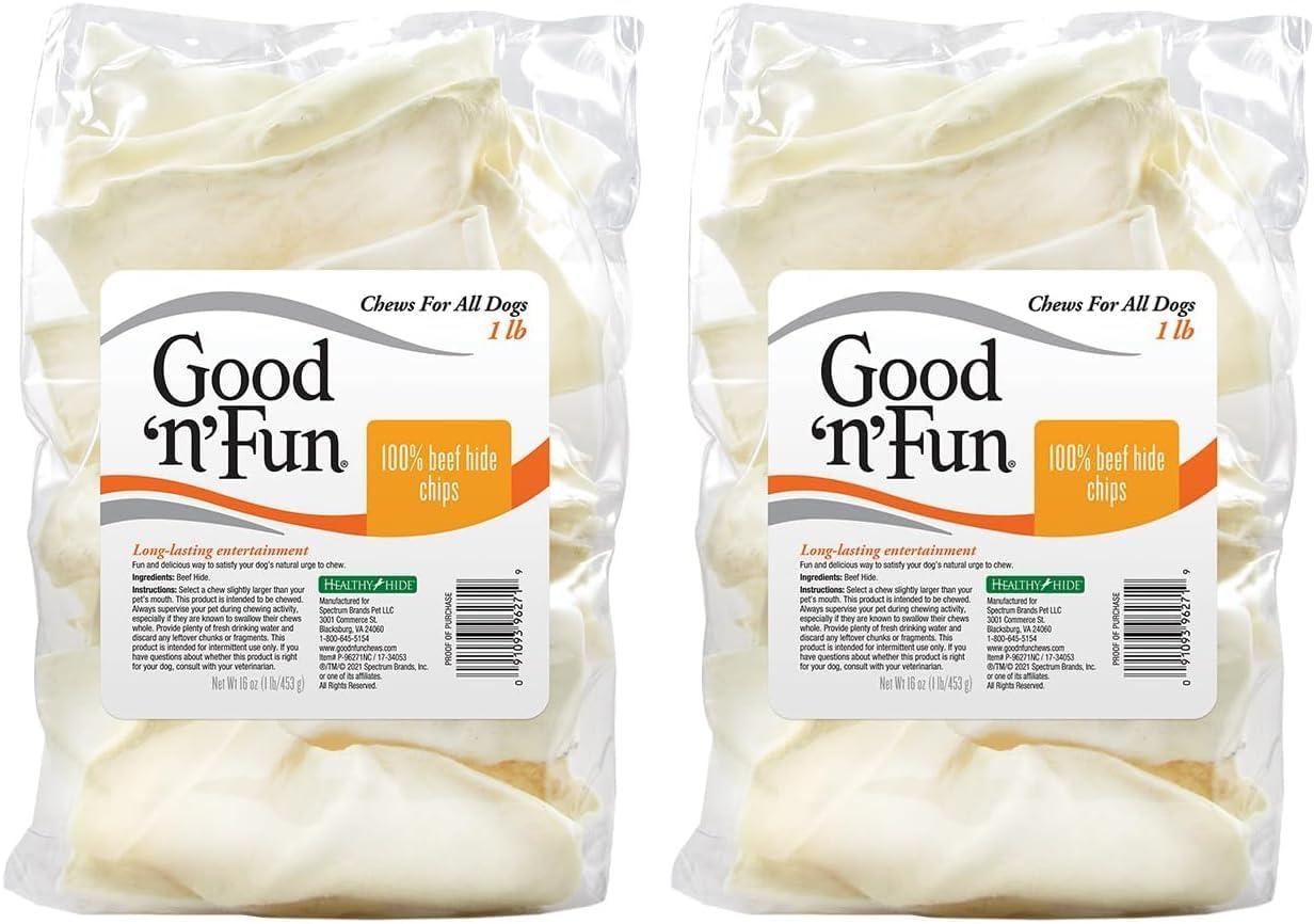 Close up view highlighting the high quality texture of USA imported beef hide chews.