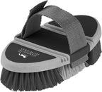 Harrison Howard horse brush demonstrating flexibility on curved surface