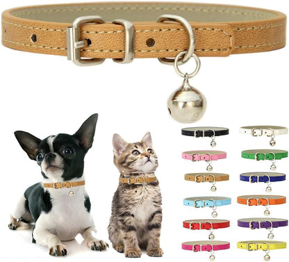 Extra small pink collar for toy breeds and puppies