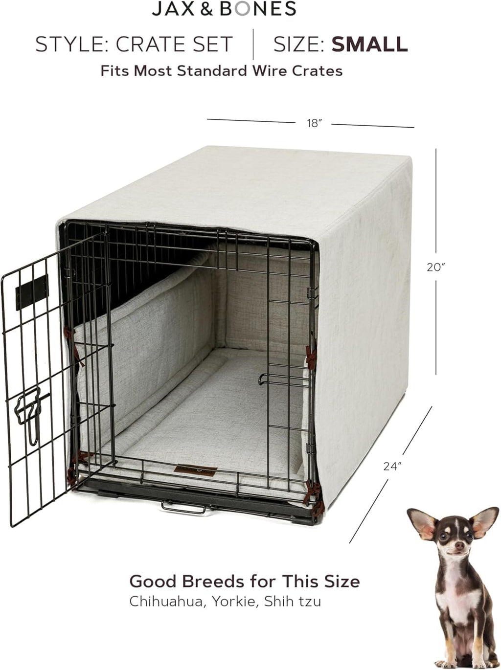 Upholstery grade fabric dog crate bumper for interior protection