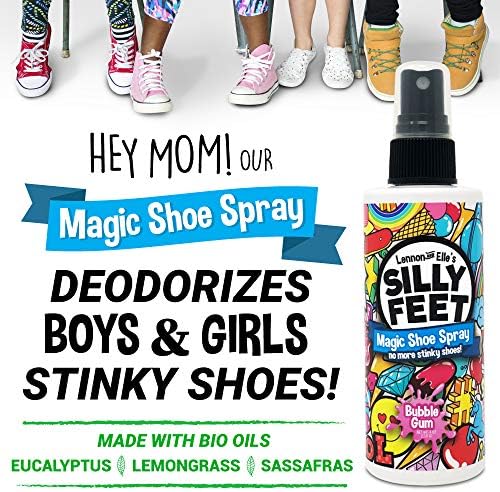 Silly Feet bubble gum scented deodorizer for sneakers and gym bags