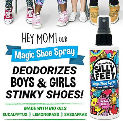 Silly Feet bubble gum scented deodorizer for sneakers and gym bags