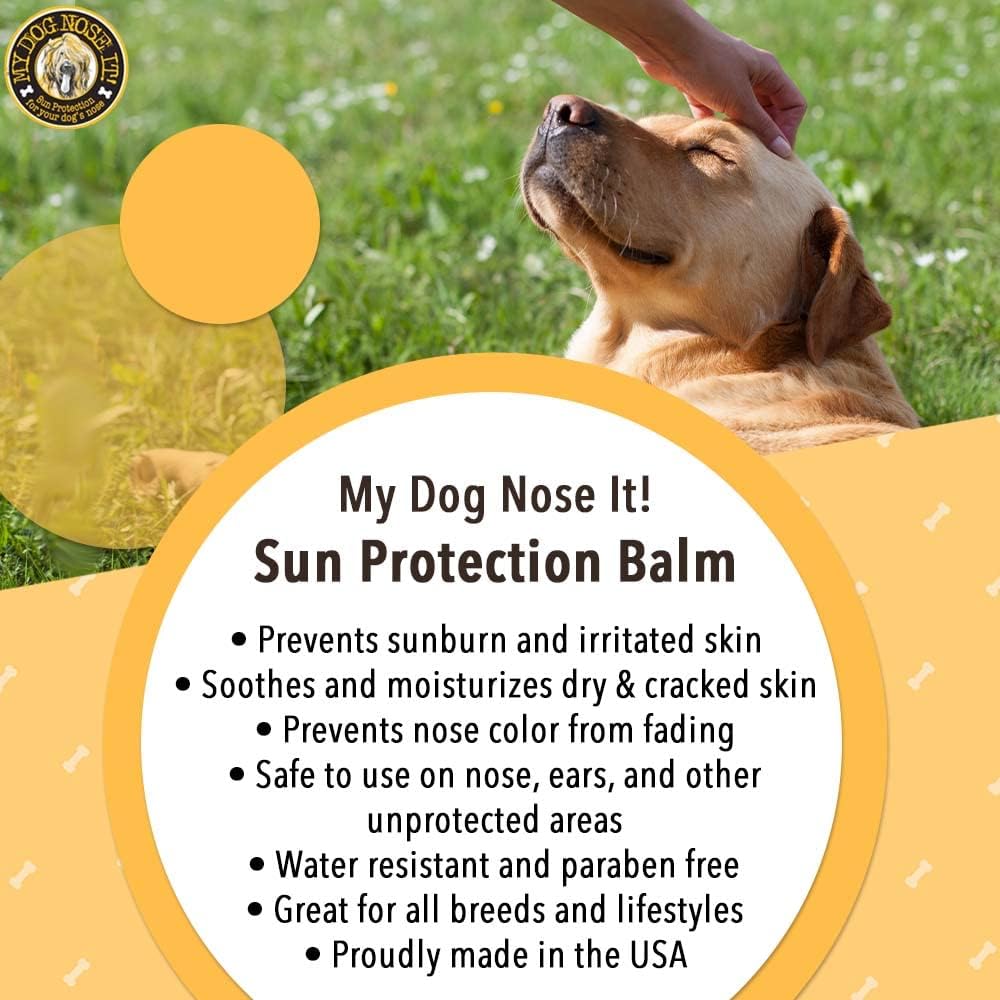 Authentic USA imported dog sun protection balm packaging